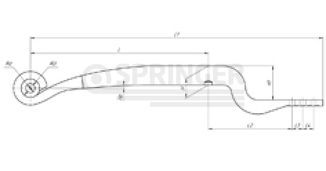 Leaf-spring (Z spring) for BPW, an analog for 05.082.13.95.2
