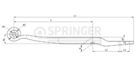 Leaf-spring (Z spring) for BPW, an analog for 05.082.13.51.0