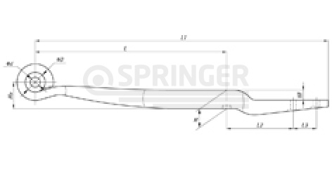 Leaf-spring (Z spring) for BPW, an analog for 05.082.13.90.0