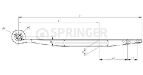 Leaf-spring (Z spring) for BPW, an analog for 05.082.12.92.0