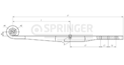 Leaf-spring (Z spring) for Fruehauf, an analog for M001480