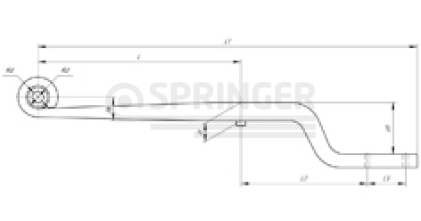 Leaf-spring (Z spring) for ROR, an analog for 21222247